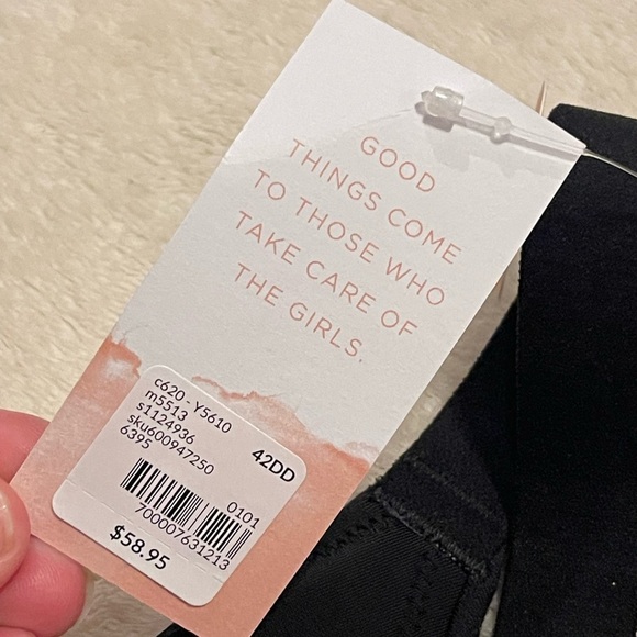 Cacique nwt modern boost plunge black bra - Picture 10 of 10